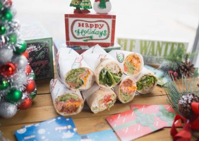 Pita Pit Christmas photo shoot