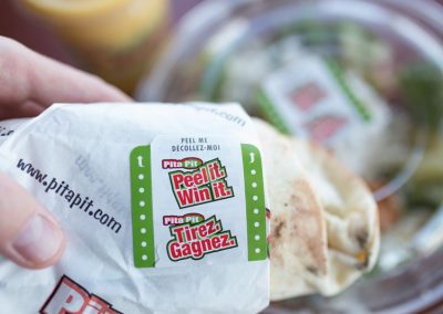 Pita Pit Canada Peel It Win It Promotion