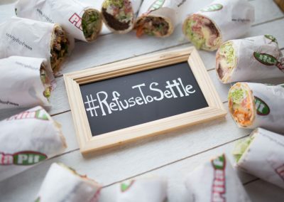 Pita Pit Canada Refuse to Settle promotion